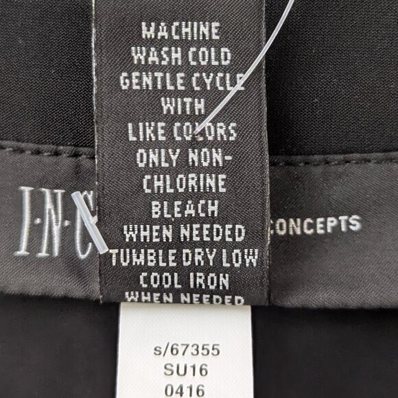 INC International- Boho Escape Halter top. PM (purple/black & white) NWT - Picture 4 of 8